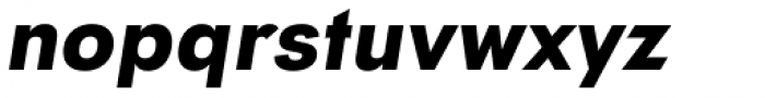 Tafel Sans Pro Bold Italic Font LOWERCASE