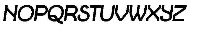 Taggos Inline Italic Font UPPERCASE
