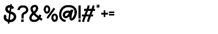 Taggos Inline Font OTHER CHARS