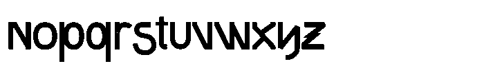 Taggos Inline Font LOWERCASE