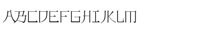 Tai Qin Regular Font UPPERCASE