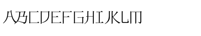 Tai Qin Variable Font UPPERCASE