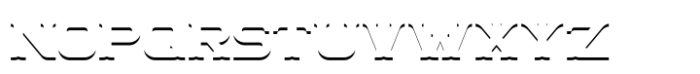 Tailface Shadow FX Font LOWERCASE