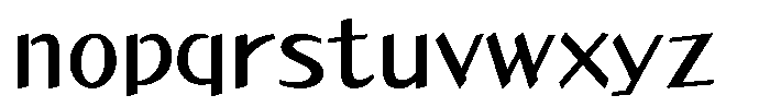 Takaboy21 Bold Font LOWERCASE