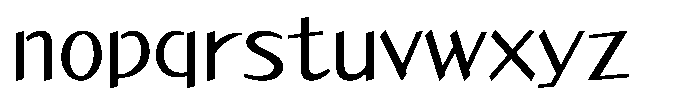 Takaboy21 DemiBold Font LOWERCASE