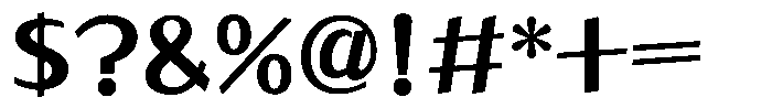 Takaboy21 Heavy Font OTHER CHARS