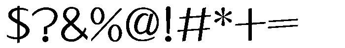 Takaboy21 Medium Font OTHER CHARS