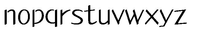 Takaboy21 Medium Font LOWERCASE