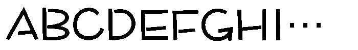 Takafranky DemiBold Font UPPERCASE