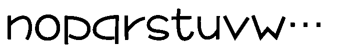 Takafranky DemiBold Font LOWERCASE