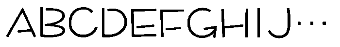 Takafranky Regular Font UPPERCASE