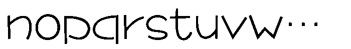 Takafranky Regular Font LOWERCASE