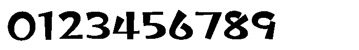 Takaginza-kaku Bold Font OTHER CHARS