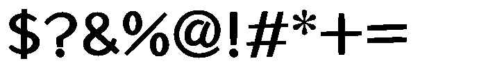 Takahand21 Kaku Std Bold Font OTHER CHARS
