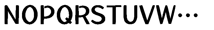Takahand21 Kaku Std Bold Font UPPERCASE