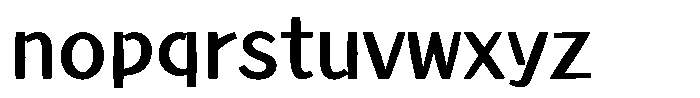 Takahand21 Kaku Std Bold Font LOWERCASE