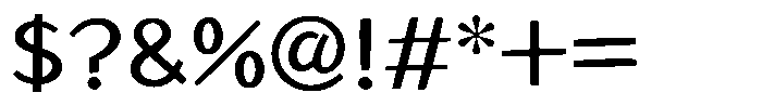 Takahand21 Kaku Std DemiBold Font OTHER CHARS