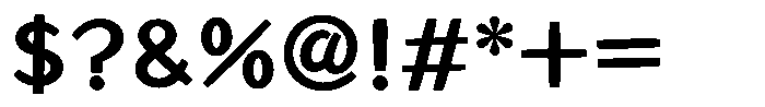 Takahand21 Kaku Std Heavy Font OTHER CHARS
