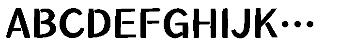Takahand21 Kaku Std Heavy Font UPPERCASE