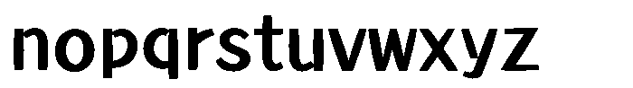 Takahand21 Kaku Std Heavy Font LOWERCASE