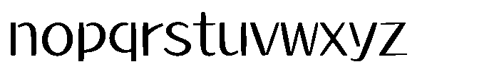 Takahand21 Kaku Std Light Font LOWERCASE