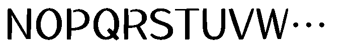 Takahand21 Kaku Std Medium Font UPPERCASE