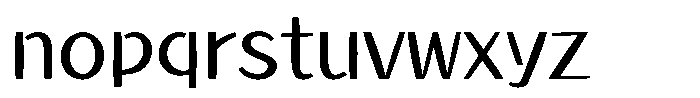 Takahand21 Kaku Std Medium Font LOWERCASE