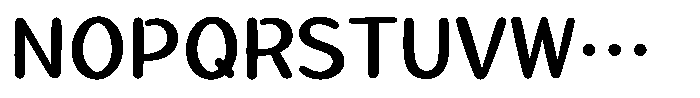 Takahand21 Maru Std Bold Font UPPERCASE