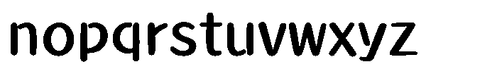 Takahand21 Maru Std Bold Font LOWERCASE