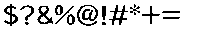 Takahand21 Maru Std DemiBold Font OTHER CHARS