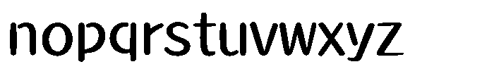 Takahand21 Maru Std DemiBold Font LOWERCASE
