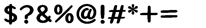 Takahand21 Maru Std Heavy Font OTHER CHARS