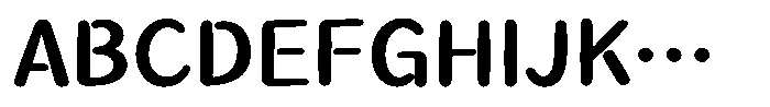 Takahand21 Maru Std Heavy Font UPPERCASE