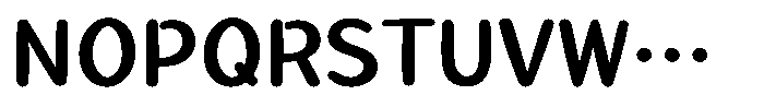 Takahand21 Maru Std Heavy Font UPPERCASE