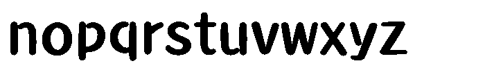 Takahand21 Maru Std Heavy Font LOWERCASE
