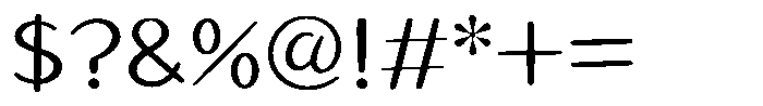 Takahand21 Maru Std Light Font OTHER CHARS