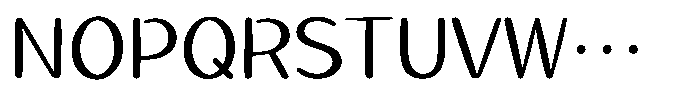 Takahand21 Maru Std Light Font UPPERCASE