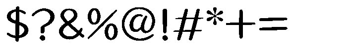 Takahand21 Maru Std Medium Font OTHER CHARS