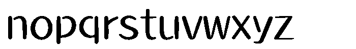 Takahand21 Maru Std Medium Font LOWERCASE