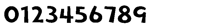 Takakogen-kaku Bold Font OTHER CHARS