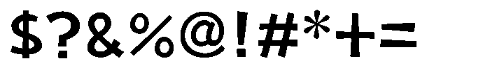 Takakogen-kaku Medium Font OTHER CHARS