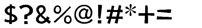 Takakogen-kaku Regular Font OTHER CHARS
