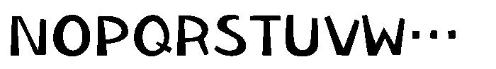 Takakogen-kaku Regular Font UPPERCASE