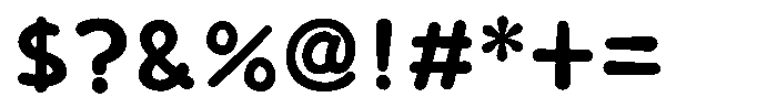 Takakogen-maru Bold Font OTHER CHARS