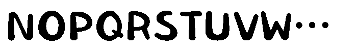 Takakogen-maru DemiBold Font UPPERCASE