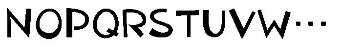 Takaland-kaku Bold Font UPPERCASE
