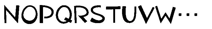 Takaland-kaku DemiBold Font UPPERCASE