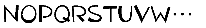 Takaland-kaku Medium Font UPPERCASE