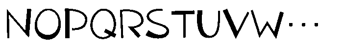 Takaland-kaku Regular Font UPPERCASE