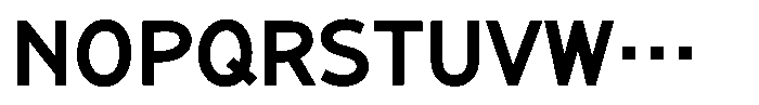 Takaline Bold Font UPPERCASE